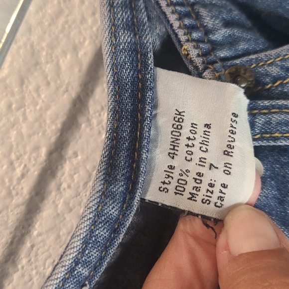 Y2K Mudd flare jeans, extreme low waist size 7 jrs. - Picture 5 of 10